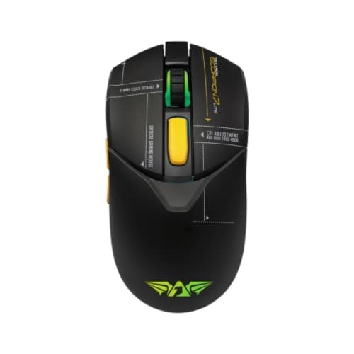 Armaggeddon Textron Scorpion 7 Lite Gaming Mouse – Black